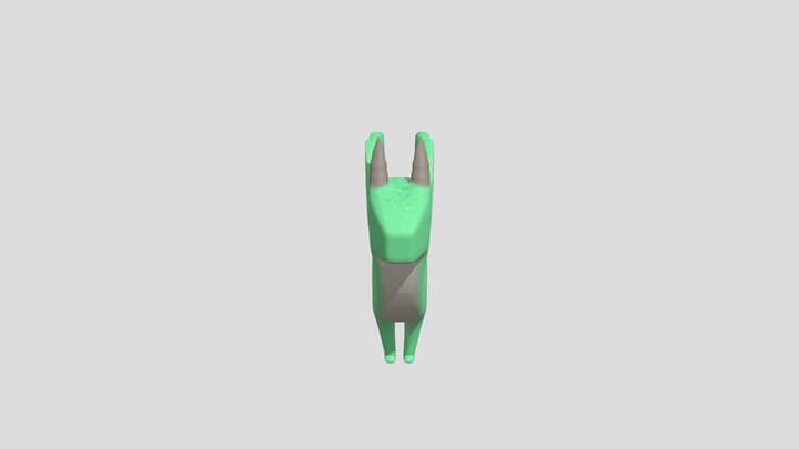 Lowpoly dragon 3D Model