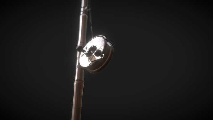 Bamboo - Fishing Rod 3D Model