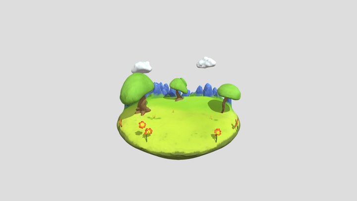 Fisher price grasslands with textures 3D Model