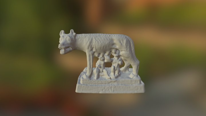 Capitoline Wolf - Romulus and Remus - Digitizer 3D Model