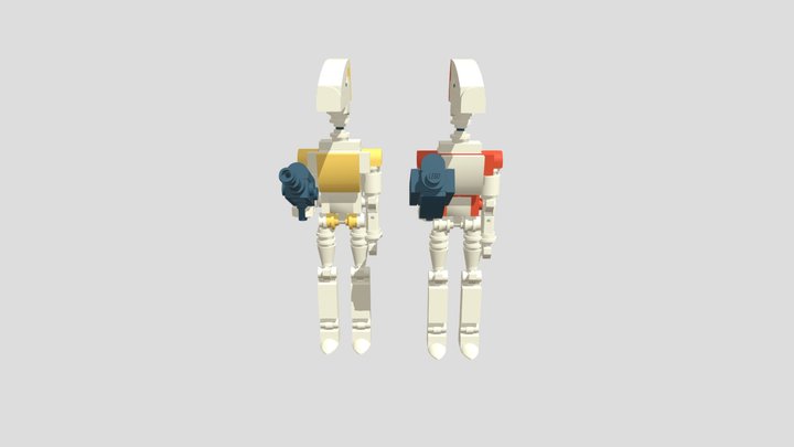 b1 droid lego dalls 3D Model
