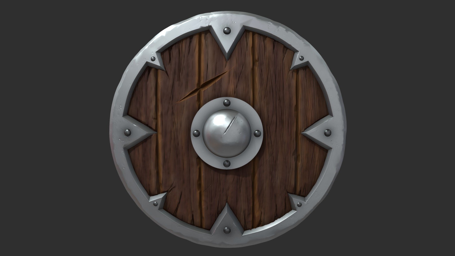 Stylized Viking Shield