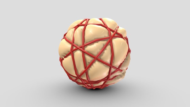 Default Cube Shibari Art 3D Model