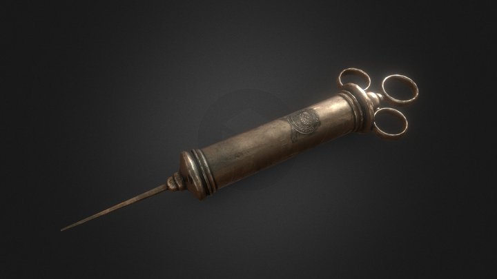 Medieval syringe 3D Model