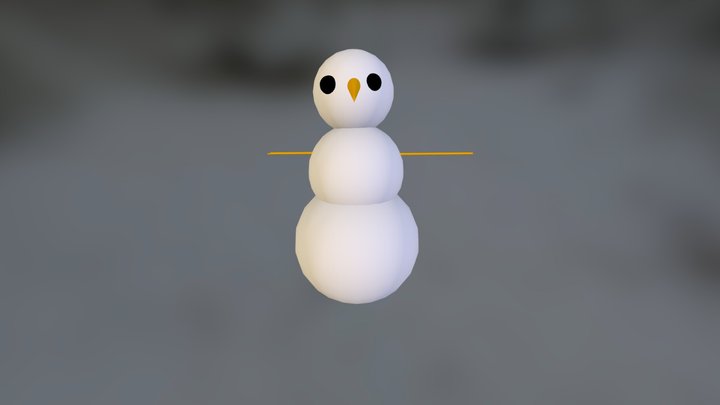 Ari Snowman 3D Model