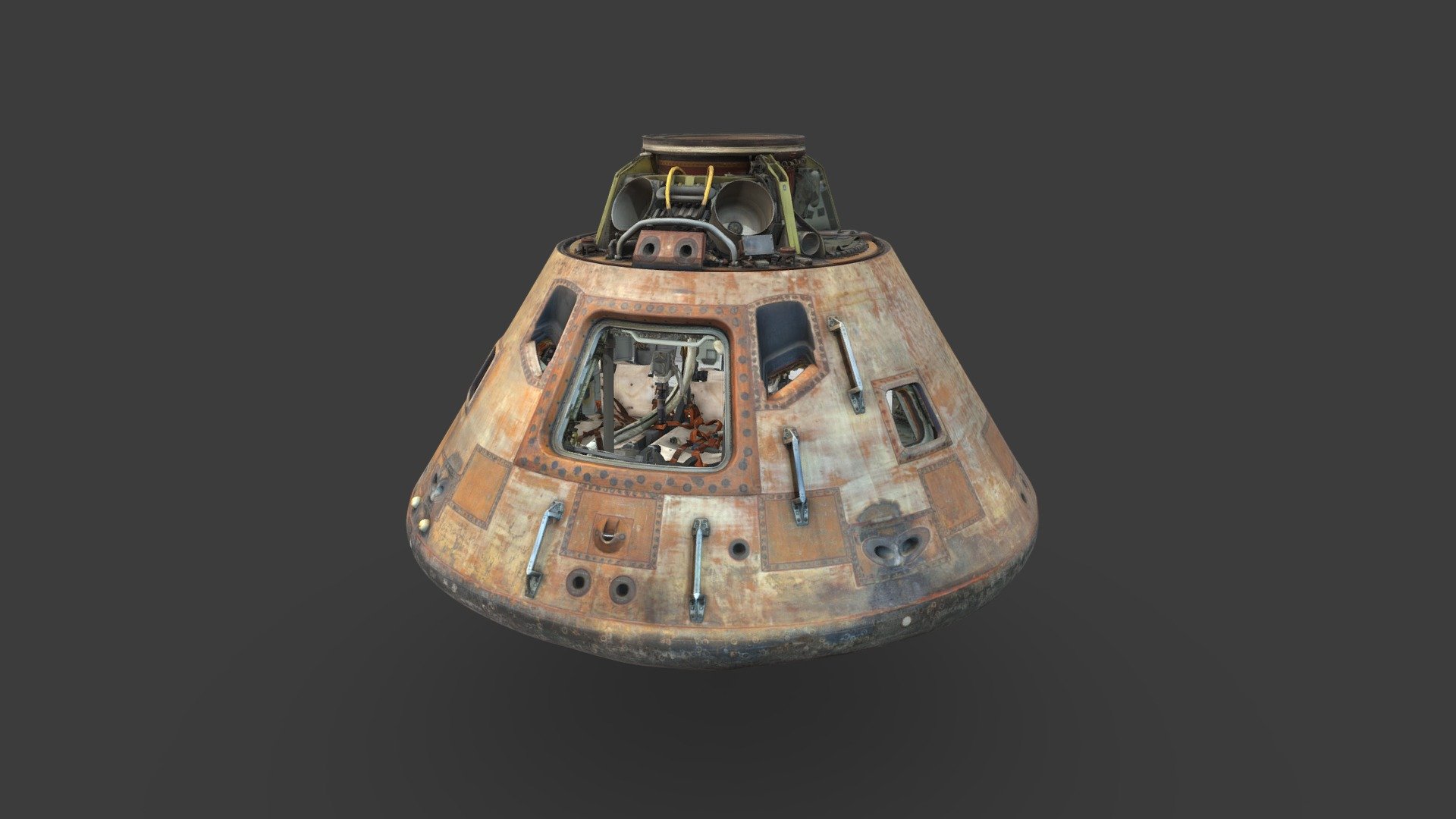Command Module (Combined) - Download Free 3D model by The Smithsonian Institution (@Smithsonian)
