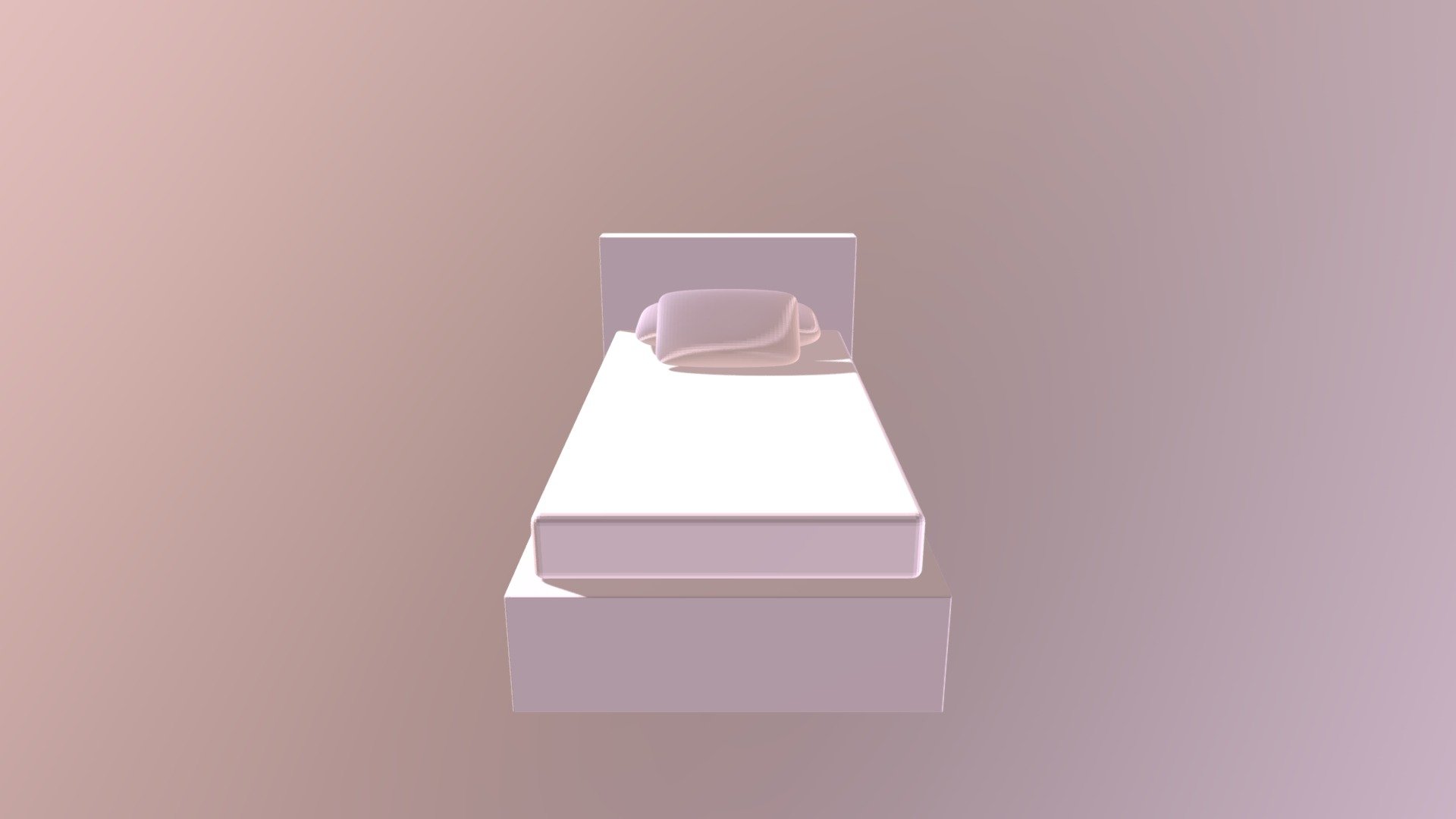 Low Poly Bed