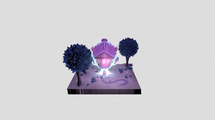 Fabulous Brain House - Fabuleuse Maison Cerveau 3D Model