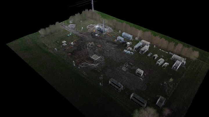 Drone Lidar Survey in Toppo Site 3D Model