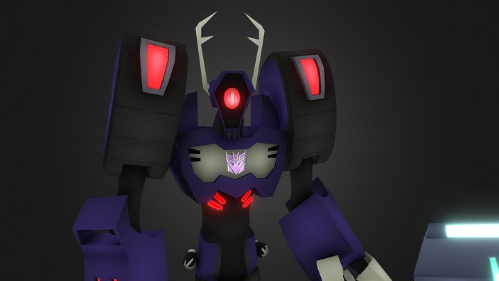 Transformers Animated - Shockwave 3D Model