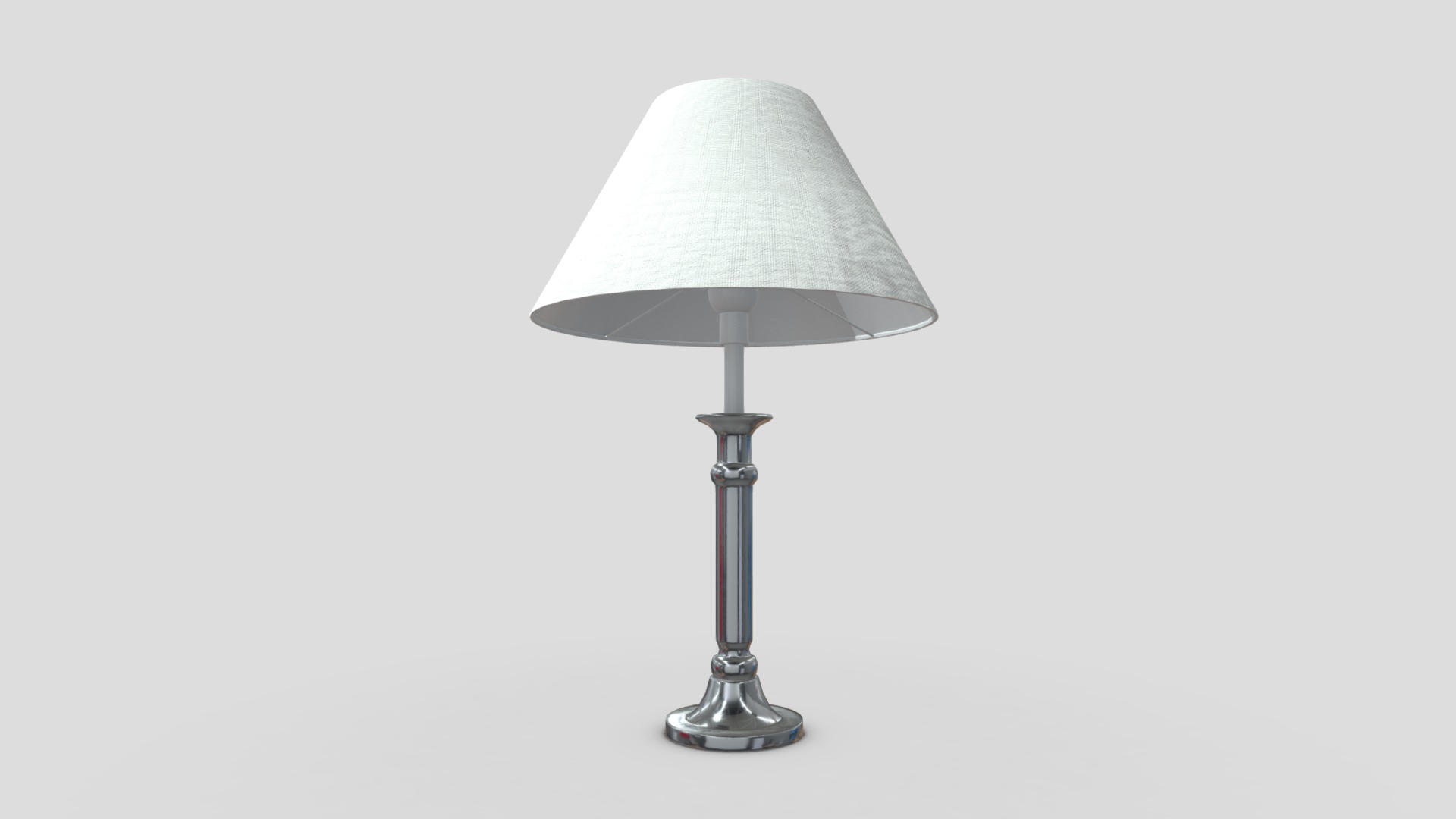 3D model Table Lamp 6 - This is a 3D model of the Table Lamp 6. The 3D model is about a lamp with a shade.