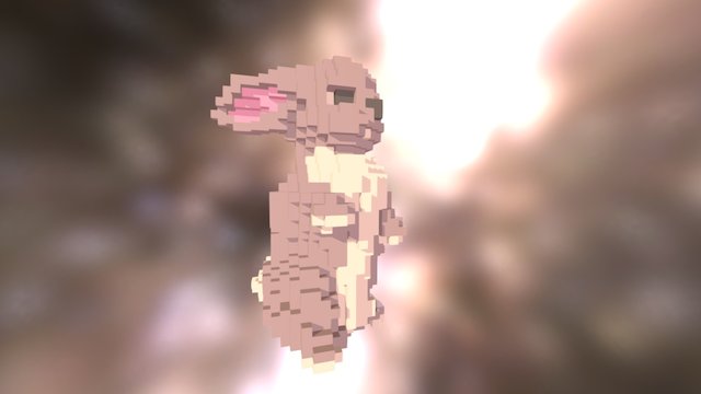 Baby Bunny 3D Model