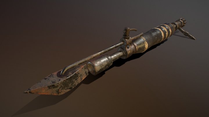 DAE GAP Tool: Vintage Soldering Iron 3D Model