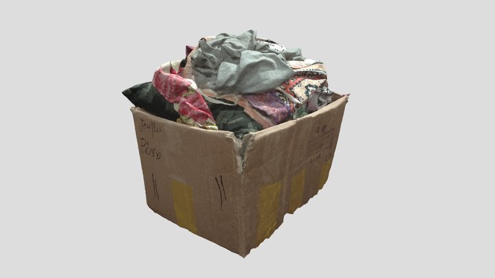 Old_Carton 3D Model