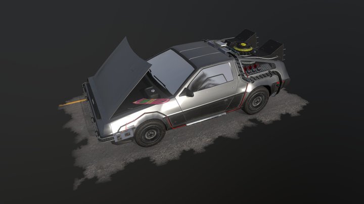 Delorean BTF 3D Model