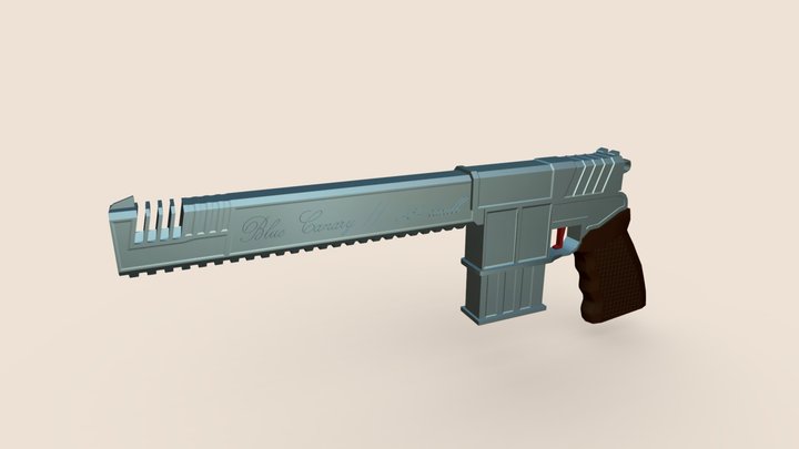 Blue Canary .454 3D Model