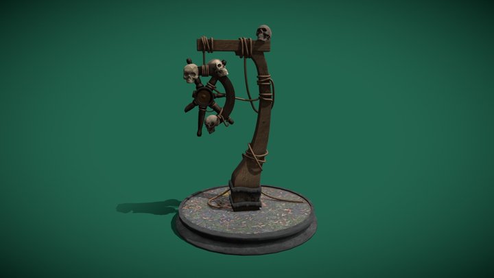Skull Lamp 3D Model