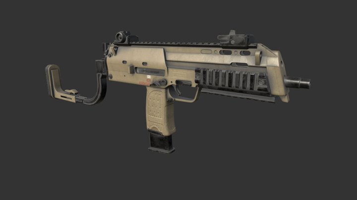 HK MP7 A1 3D Model