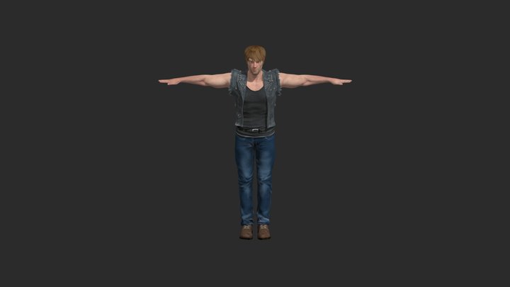 Handsome Man 3D Model