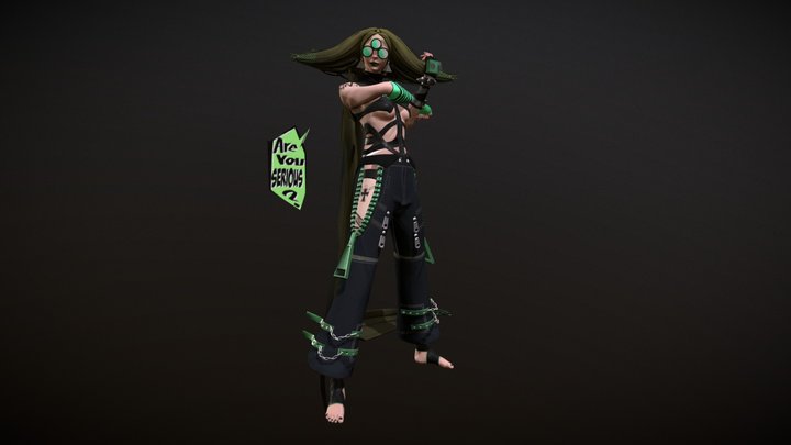 Yelisama Game Ready Character 3D Model