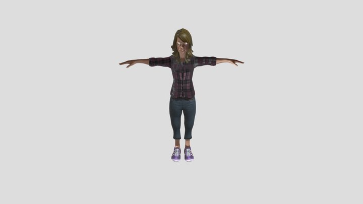 Withered_ Chica_ Human_fk 3D Model