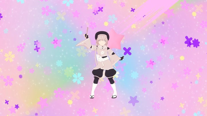 PaPePiPu ☆ Romantic dance cover 3D Model