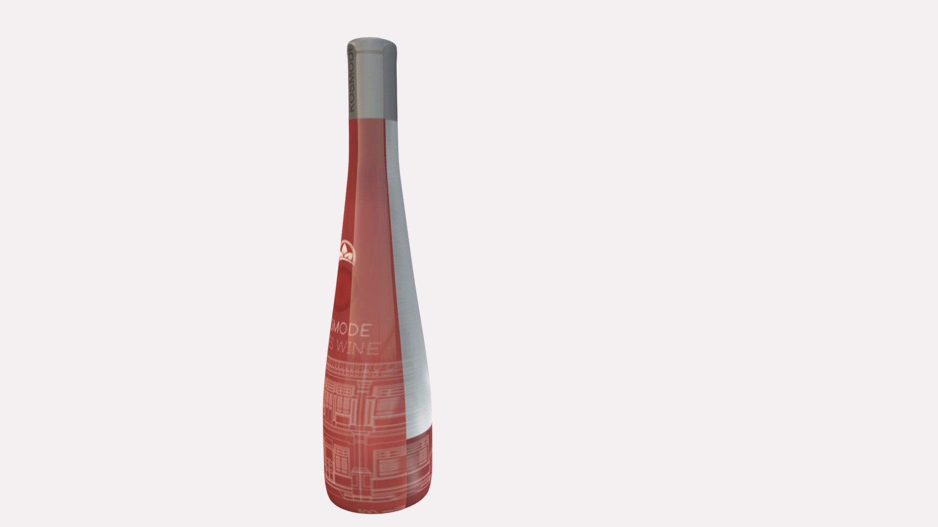 Bottiglia Rosa — Sketchfab embed 3D viewer