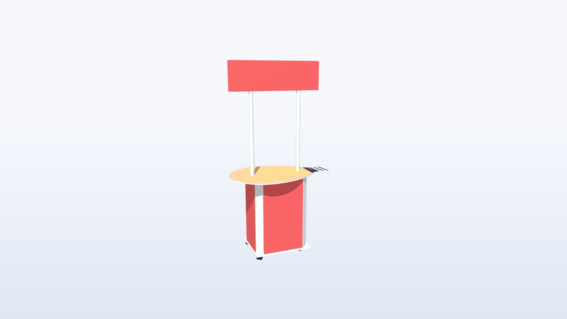 Modèle 3D - Stand de démonstration Xanlite — Sketchfab embed 3D viewer