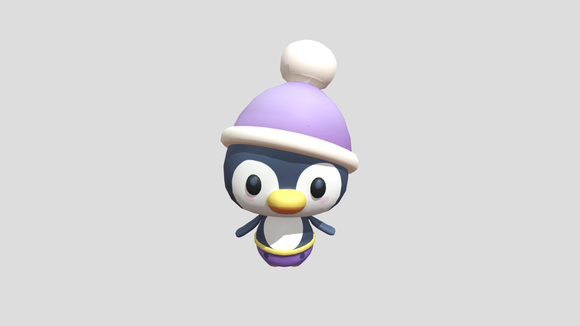 Pingüino con gorro - Download Free 3D model by ArtesDigitalesUCJC ...