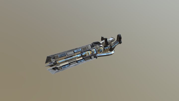 Sword-Plasma Gun 3D Model