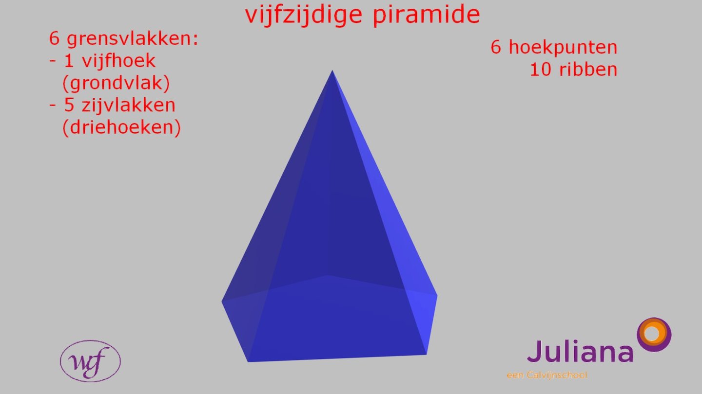 vijfzijdige piramide