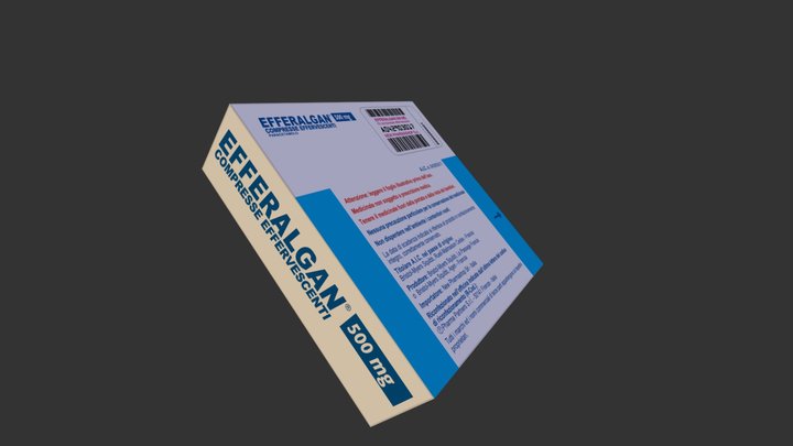 Efferalgan 500 3D Model