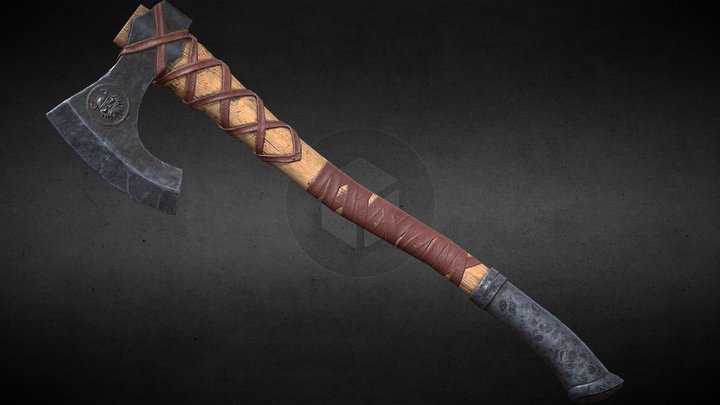 pbr axe 3D Model
