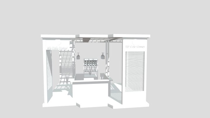 Bar Counter 3D Model