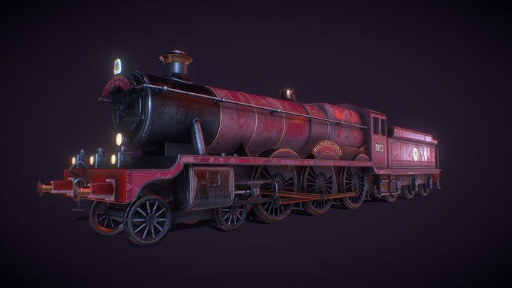Hogwarts Express - Locomotive 3D Model