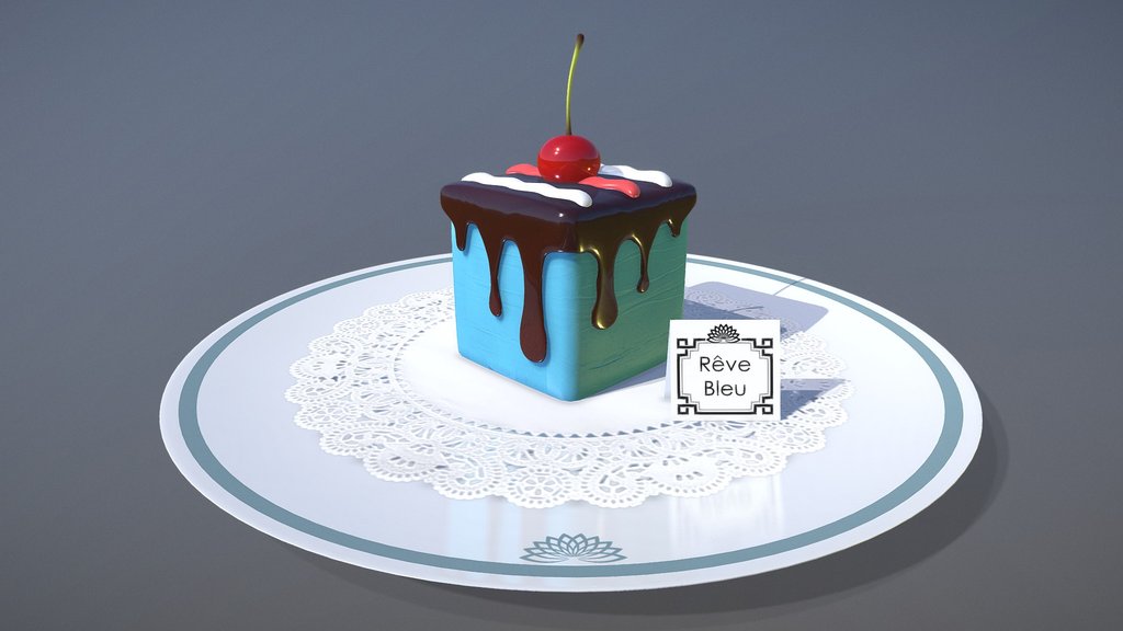 Petit Blue Cake
