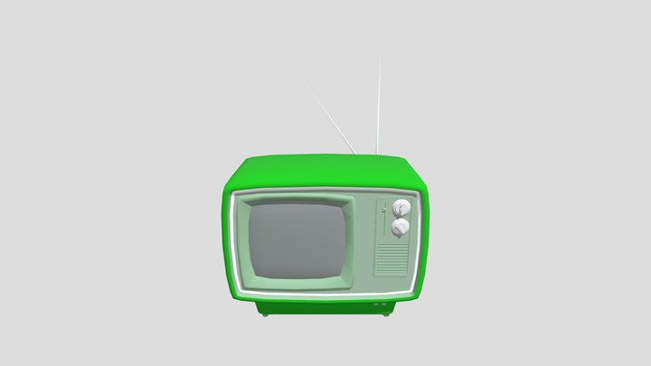 Tv retro 3D Model