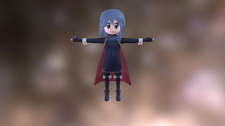 Chibi Lucina 3D Model