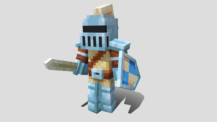 Knight Adventurer Showcase 3D Model