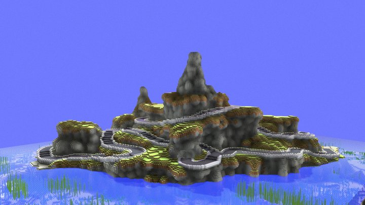 Racetracks 3D Model