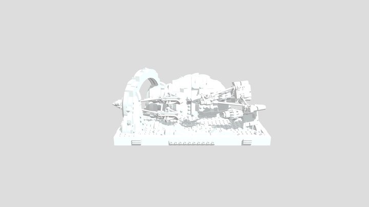 LEGO STAR WARS Diorama fanart 3D Model