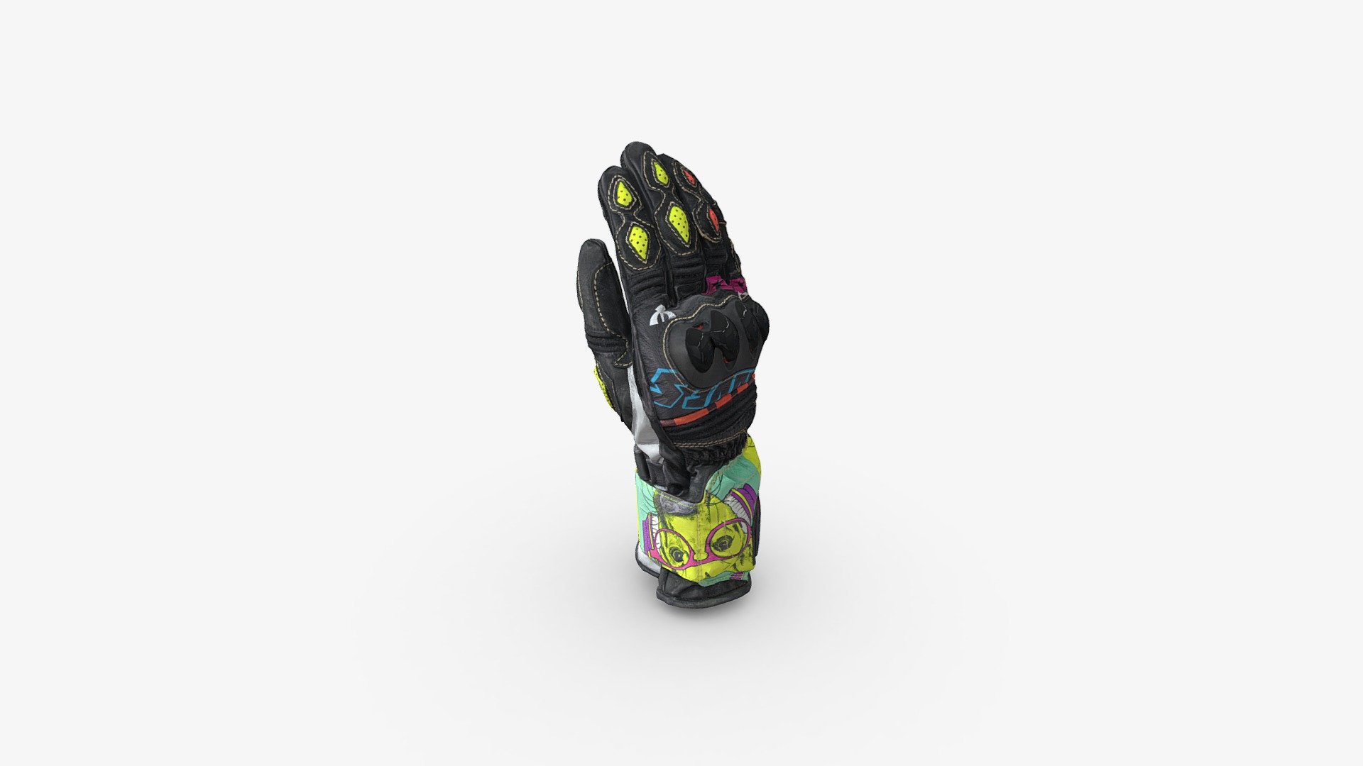 PSí HUBÍK rukavice — Sketchfab embed 3D viewer