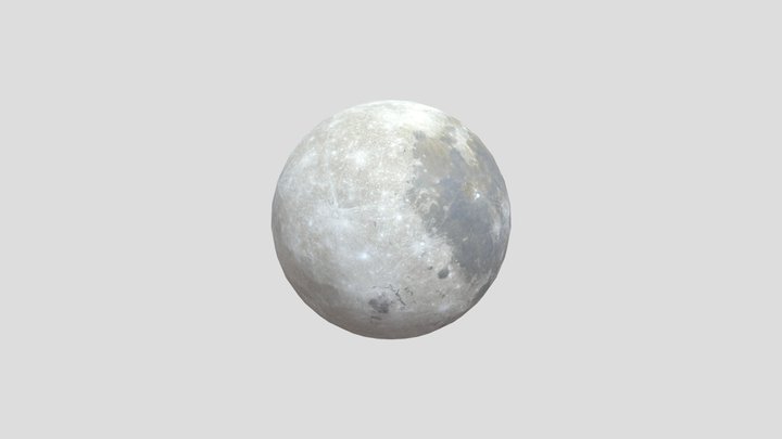 Moon 3D Model