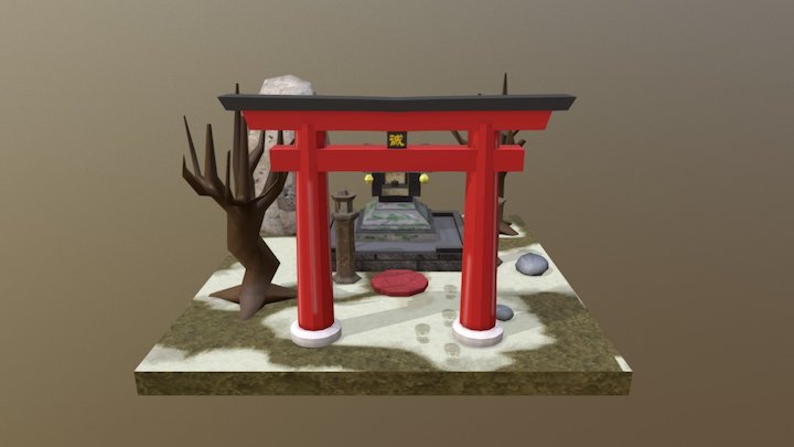Shrine 3D Model
