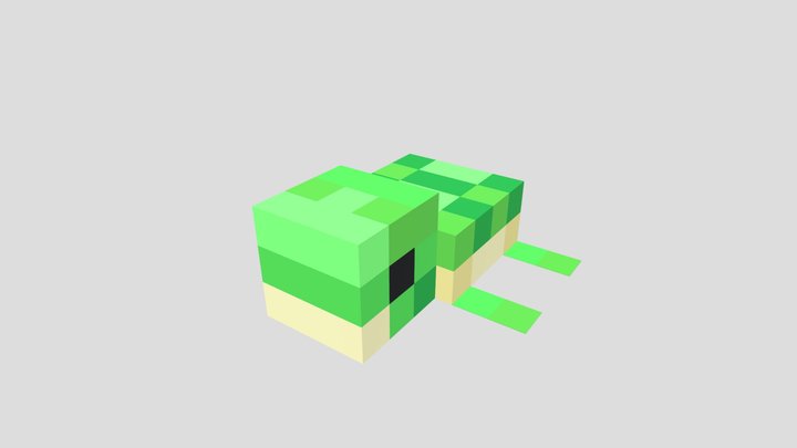 minecraft turtle 3D Model