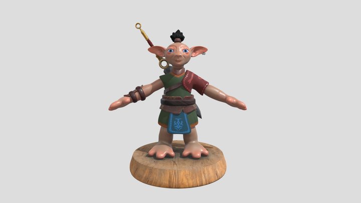 Woodling 3D Model
