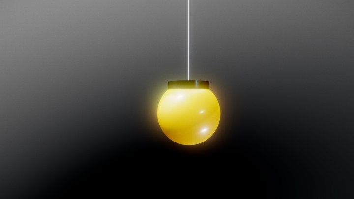 Ceiling lamp, retro plastic kitchen