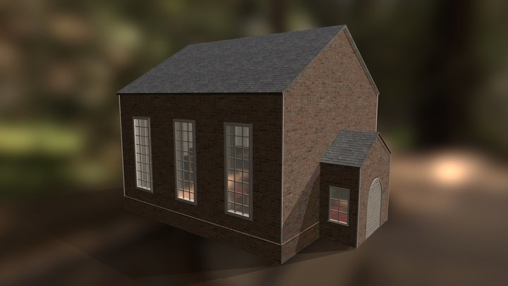 Brandy Station Church 3D Model