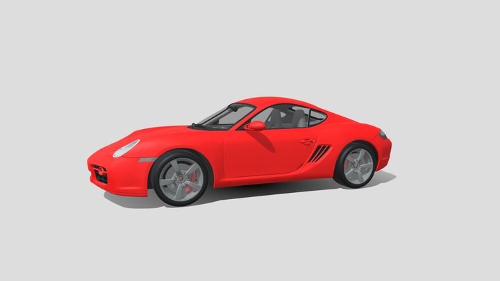 Porsche Cayman S – Modello 3D gratuito STL