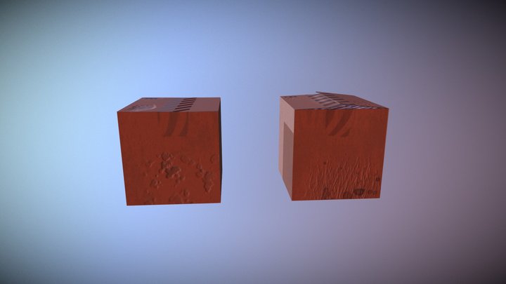 Cardboard Boxes 3D Model
